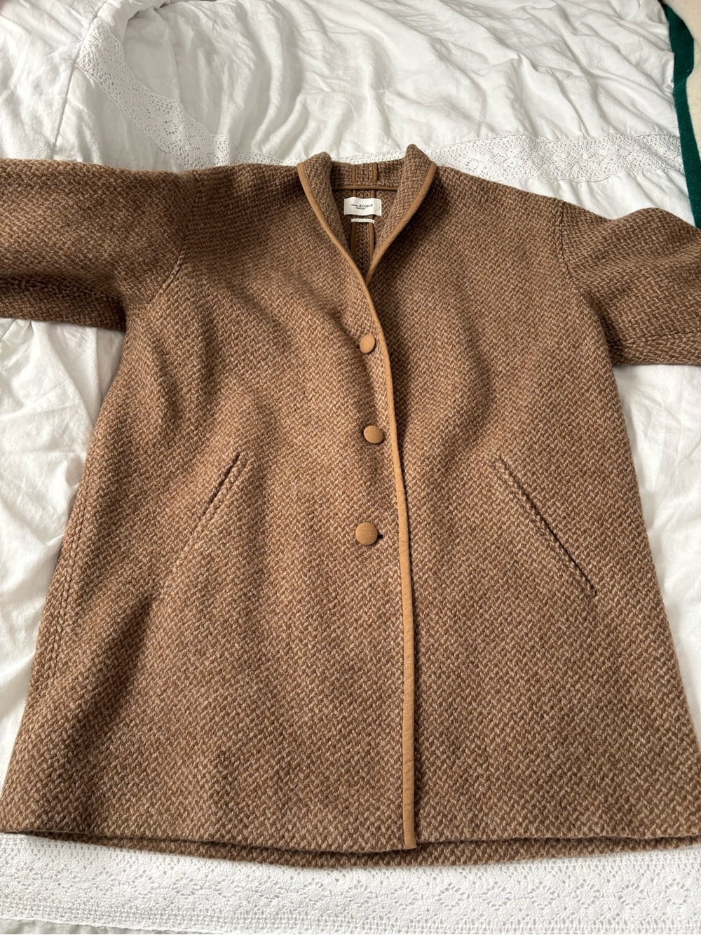 ISABEL MARANT ÉTOILE Sz 38 (US MEDIUM) Jelanyo Coat In Camel In Brown - Picture 8 of 14
